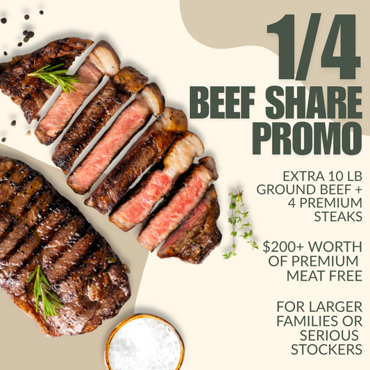 1/4 Beef *AUGUST/SEPTEMBER FULFILLMENT*