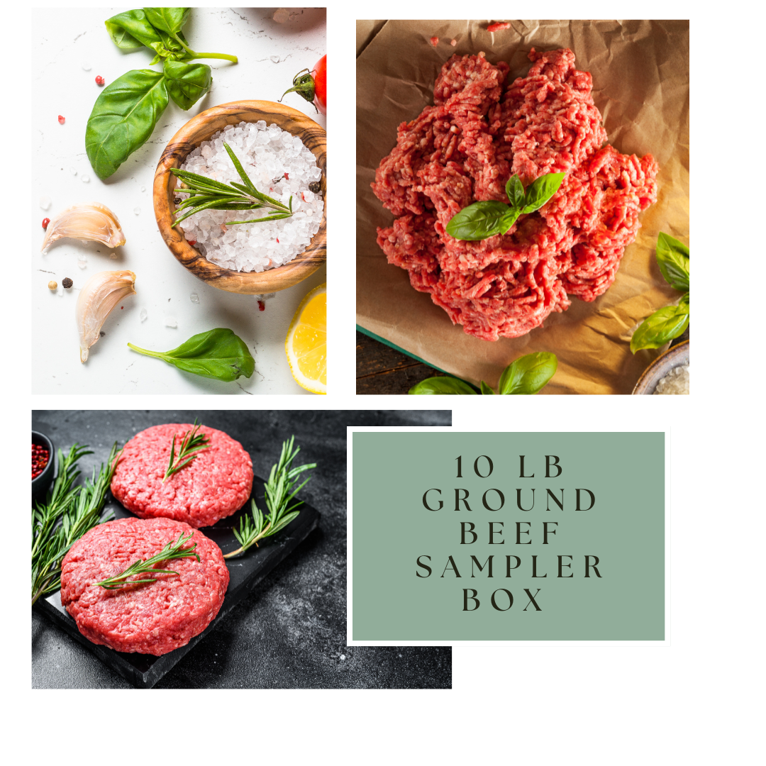 Skip The Store 10 LB Ground Beef Sampler – Cypress Meadows Ranch